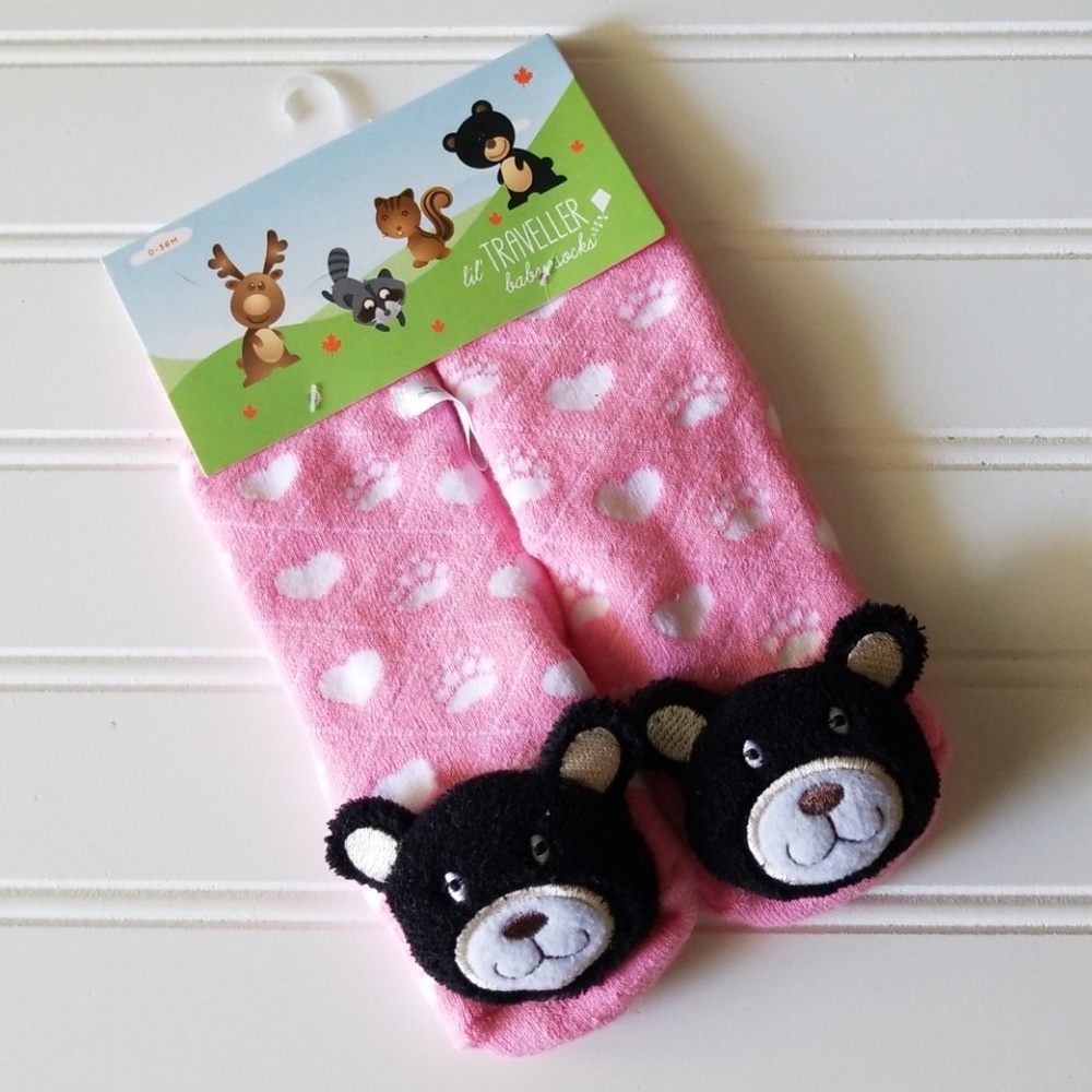 No Slip Socks with Bear Toes🐻